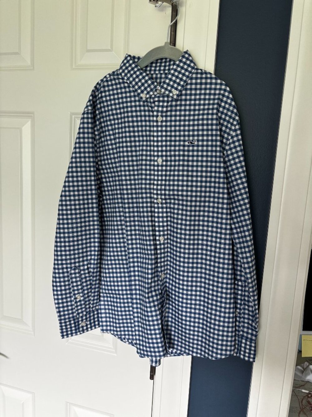 Vineyard Vines Boys' On-The-Go Brrr° Gingham Button Down Shirt - Sz 12-14